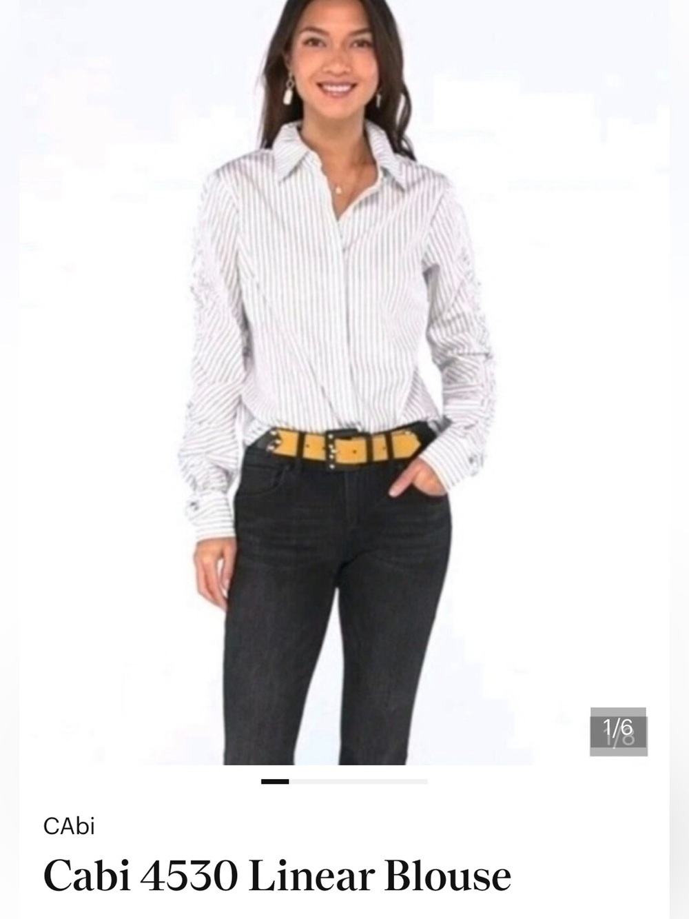 CAbi 4530 linear blouse
